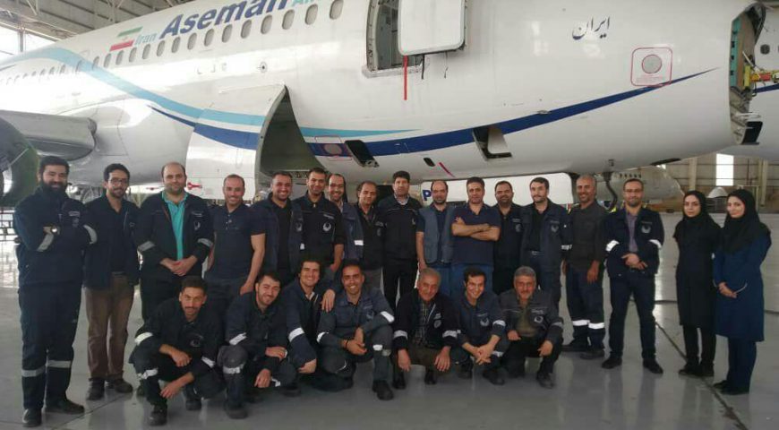 مانور عملیات زمستانی شرکت آسمان برگزار می شود