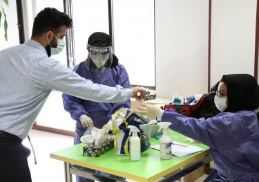 پنجمین مرحله از انجام تست کرونا در هلدینگ آتیه صبا
