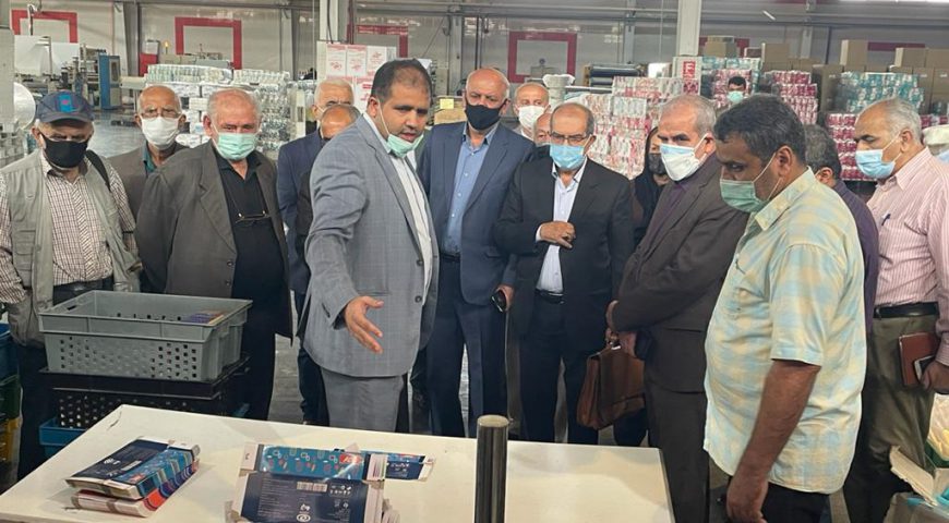 بازدید رؤسای کانون صندوق بازنشستگی استان مازندران از شرکت صنایع کاغذ سازی قائم شهر