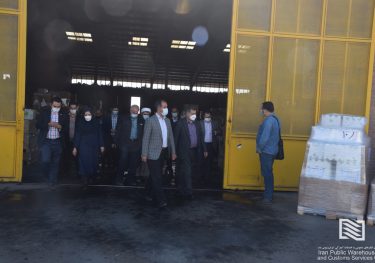 بازدید مدیرعامل و عضو هیأت مدیره آتیه صبا از انبارهای عمومی گمرک تهران