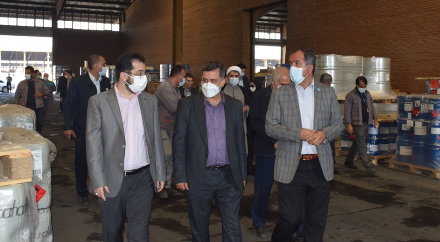 بازدید مدیرعامل و عضو هیأت مدیره آتیه صبا از انبارهای عمومی گمرک تهران