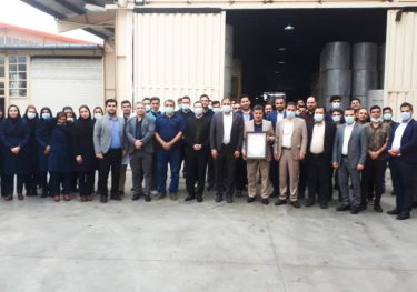 بازدید مدیرعامل شرکت سرمایه گذاری آتیه صبا از صنایع کاغذ سازی قائمشهر