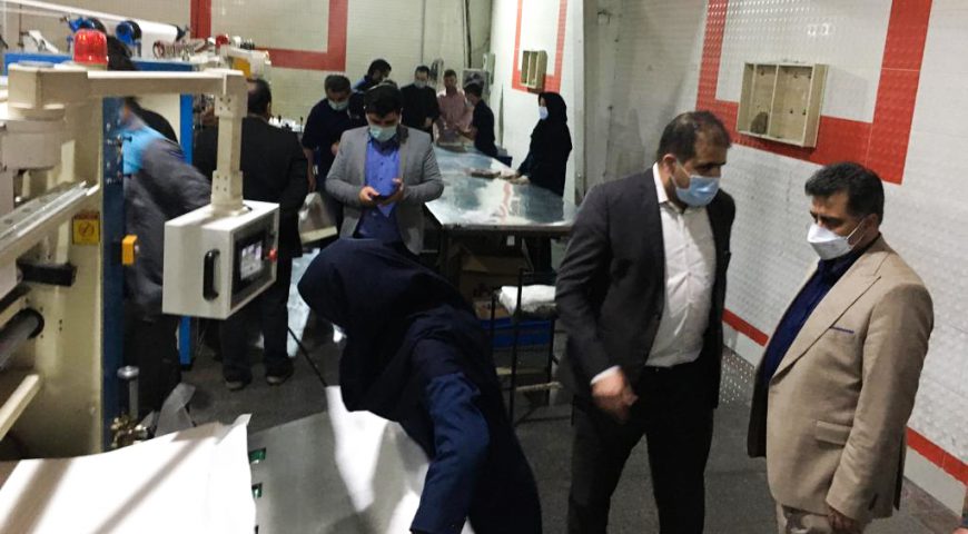 بازدید مدیرعامل شرکت سرمایه گذاری آتیه صبا از صنایع کاغذ سازی قائمشهر