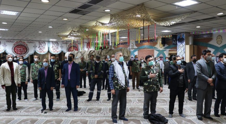 گردهمایی بزرگ بسیجیان هواپیمایی آسمان برگزار شد