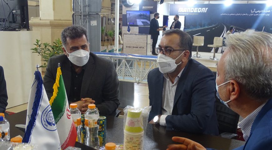 بازدید مدیرعامل شرکت سرمایه گذاری آتیه صبا از شرکت تجهیزات ایمنی راهها در پنجمین نمایشگاه حمل و نقل، لجستیک و صنایع وابسته