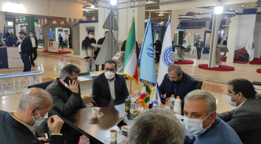 بازدید مدیرعامل شرکت سرمایه گذاری آتیه صبا از شرکت تجهیزات ایمنی راهها در پنجمین نمایشگاه حمل و نقل، لجستیک و صنایع وابسته