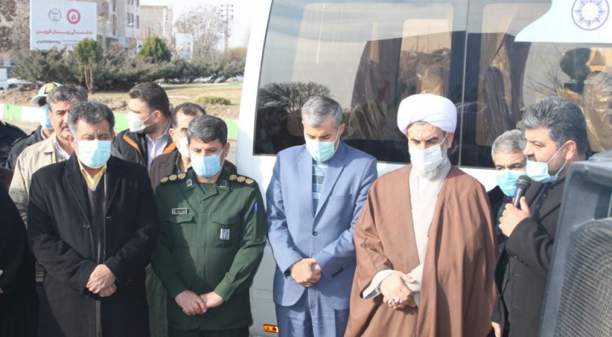 پرده برداری از تصویر شهید حاج قاسم سلیمانی در دومین سالگرد شهادتش