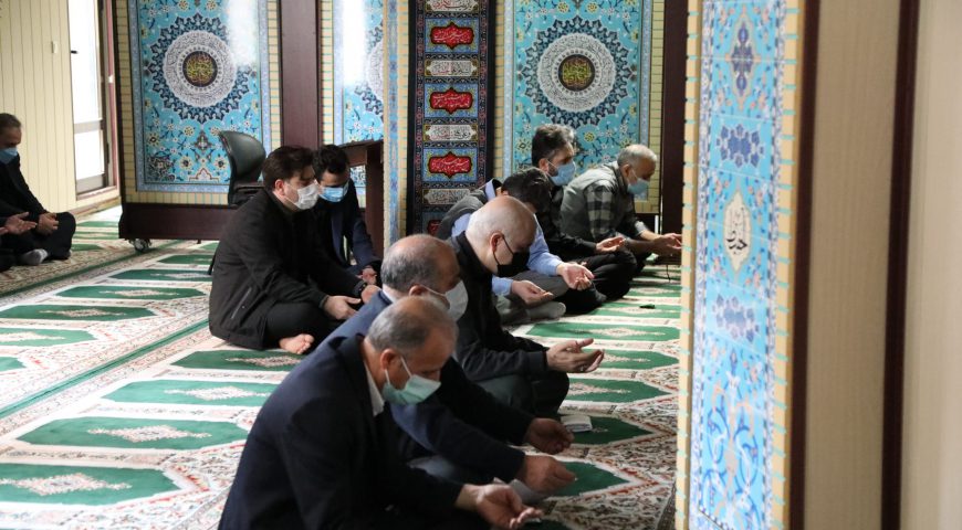برگزاری مراسم سوگواری شهادت بانوی دو عالم حضرت فاطمه زهرا(س) در شرکت سرمایه گذاری آتیه صبا