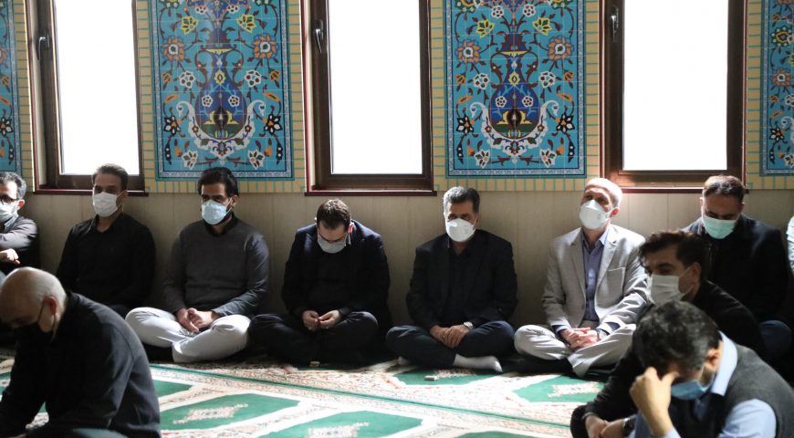 برگزاری مراسم سوگواری شهادت بانوی دو عالم حضرت فاطمه زهرا(س) در شرکت سرمایه گذاری آتیه صبا