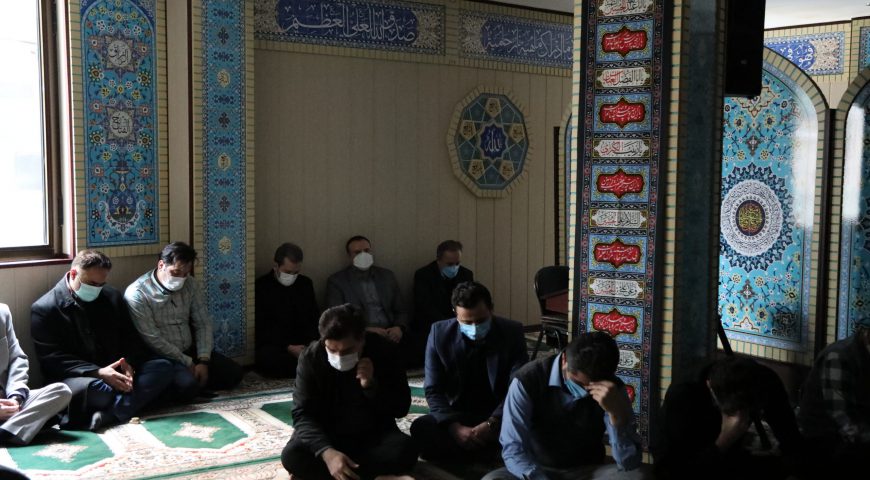 برگزاری مراسم سوگواری شهادت بانوی دو عالم حضرت فاطمه زهرا(س) در شرکت سرمایه گذاری آتیه صبا