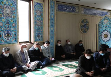 برگزاری مراسم سوگواری شهادت بانوی دو عالم حضرت فاطمه زهرا(س) در شرکت سرمایه گذاری آتیه صبا