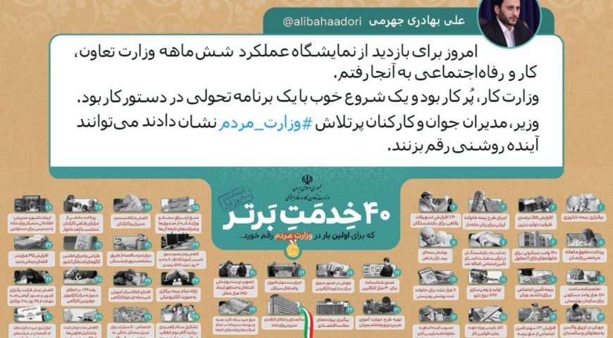 وزیر، مدیران جوان و کارکنان پرتلاش ‎وزارت مردم نشان دادند می‌توانند آینده روشنی رقم بزنند
