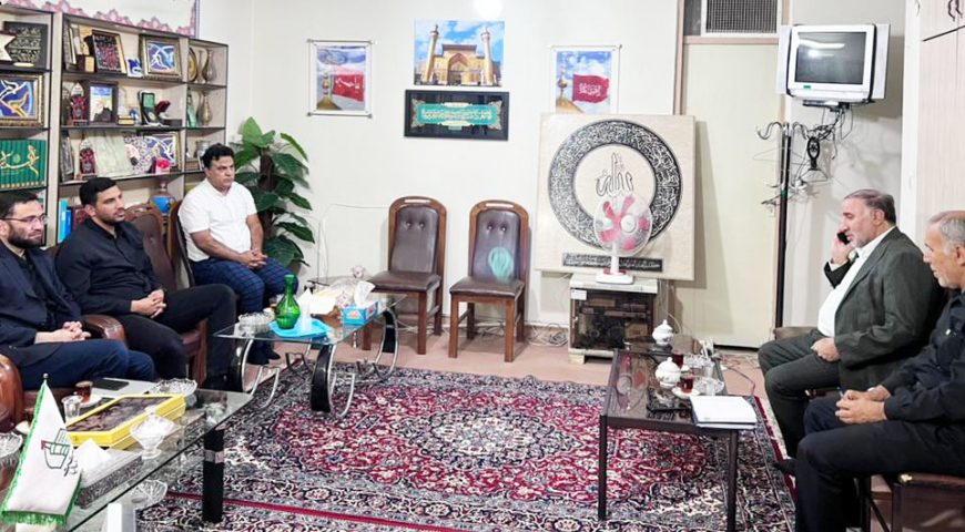 هماهنگی های لازم جهت برپایی موکب علی بن موسی الرضا(ع) آتیه صبا در قصرشیرین