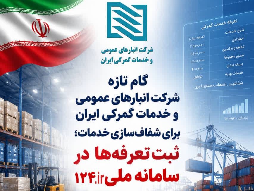 ثبت تعرفه‌ها در سامانه ۱۲۴ سازمان حمایت